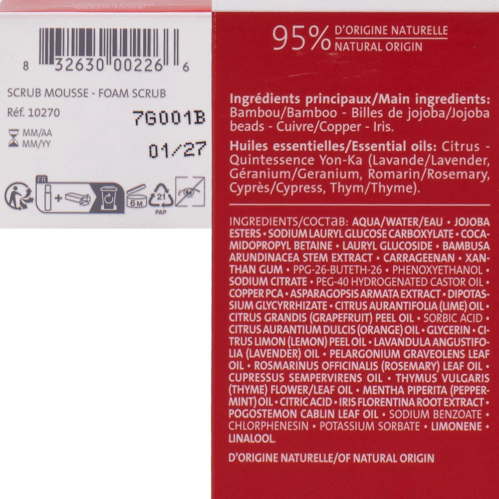 Yonka For Men Scrub Mousse 50ml - gel esfoliante - Image 2